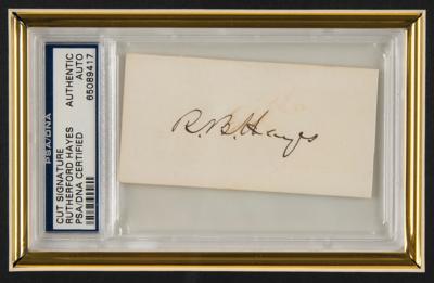 Lot #97 Presidents (4) Signatures ? Grover Cleveland, Benjamin Harrison, Rutherford B. Hayes, and Herbert Hoover - Image 3