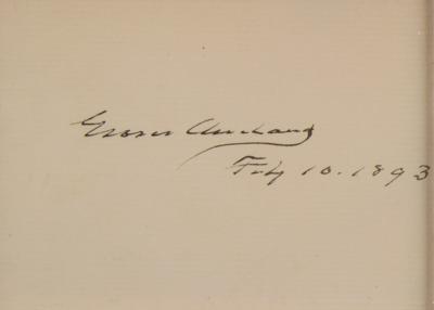 Lot #97 Presidents (4) Signatures ? Grover Cleveland, Benjamin Harrison, Rutherford B. Hayes, and Herbert Hoover - Image 6