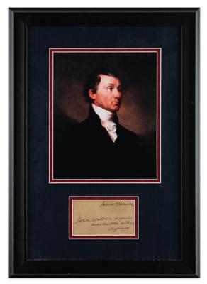 Lot #87 James Monroe Signed Free Frank - Image 1