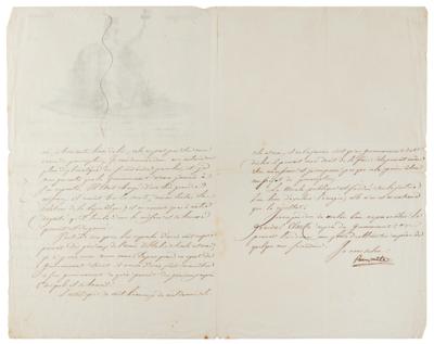 Lot #249 Napoleon Letter Signed Granting Forgiveness to a Double-Agent Spy in the French Republic: 