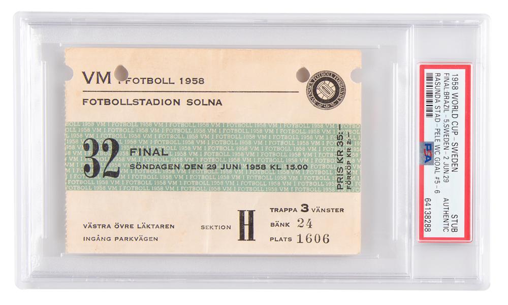 Lot De 12 Billets Coupe Du Monde 1958 - Inclut Finale Avec Pelé, Souvenirs Collector