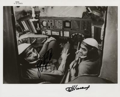 Lot #447 Tom Stafford and Andriyan Nikolayev Signed Photograph - Image 1