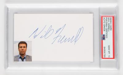 Lot #866 Will Ferrell Signature - PSA GEM MT 10
