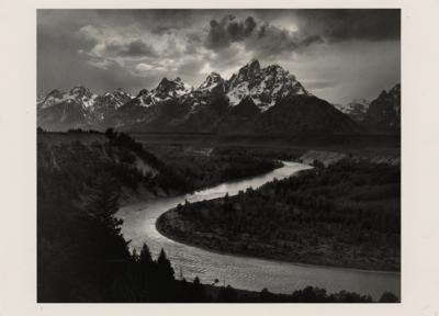 Lot #468 Ansel Adams Signed Postcard - Image 2