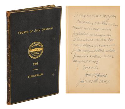 Lot #206 John F. Fitzgerald Signed Book - Image 1