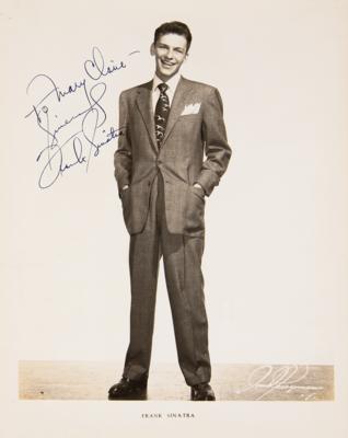 Lot #933 Frank Sinatra Signed Photograph - Image 1