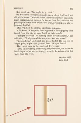 Lot #525 Stephen King: Salem's Lot (First Edition) - Image 4