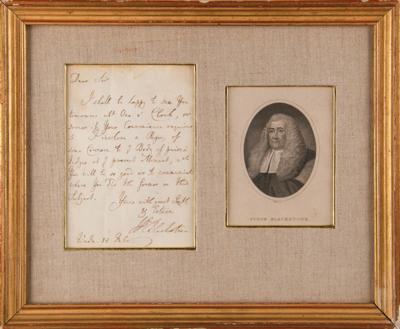 Lot #121 William Blackstone Autograph Letter Signed - Image 1