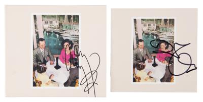 Lot #723 Led Zeppelin: Plant and Page Signed CD Jacket and Booklet - Image 1