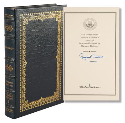 Lot #295 Margaret Thatcher Signed Book - Image 1