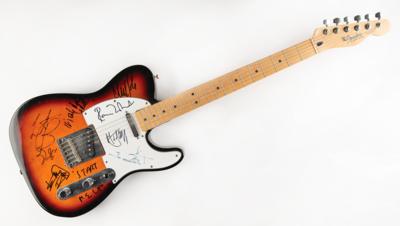 ギター THE ROLLRING STONES lips&tongue guitar Rolling Stones Multi-Signed Electric Guitar - Autographed by (6)