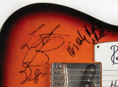 Lot #754 Rolling Stones Multi-Signed Electric Guitar - Autographed by (6) Members - Image 4
