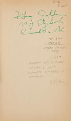 Lot #570 Carl Sandburg Signed Book - Image 3