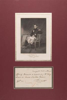 Lot #353 David Porter Autograph Document Signed - Image 1