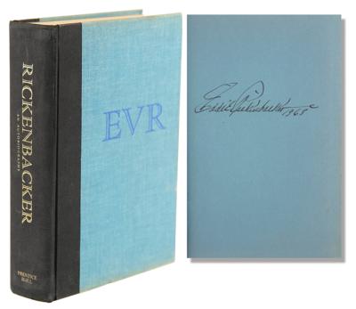 Lot #354 Eddie Rickenbacker Signed Book - Image 1