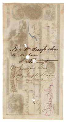 Lot #277 Samuel Remington Signed Check - Image 1