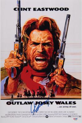 Lot #861 Clint Eastwood Signed Oversized Photograph - Image 1