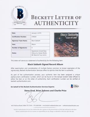 Lot #705 Black Sabbath Signed Album - Image 2