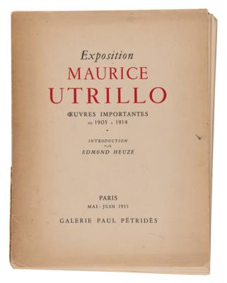 Lot #496 Maurice Utrillo Signed Invitation - Image 2