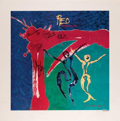 Lot #753 REO Speedwagon Signed Limited Edition Poster - Image 1