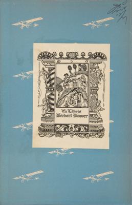 Lot #363 Charles Lindbergh Signed Book to Mrs. Herbert Hoover (From Hoover's Personal Collection) - Image 3