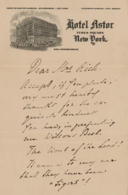 Lot #619 Ferruccio Busoni Autograph Letter Signed - Image 1