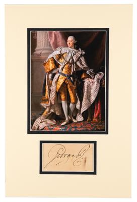 Lot #232 King George III Signature - Image 1