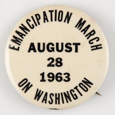 Lot #237 Martin Luther King, Jr.: March on Washington Pinback Button - Image 1