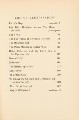 Lot #541 J. R. R. Tolkien: The Hobbit (First American Edition) - Image 4