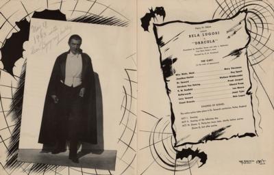 Lot #905 Bela Lugosi: Dracula Theater Program (1943) - Image 1