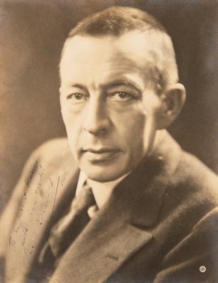 Lot #583 Sergei Rachmaninoff Signed Photograph - Image 1