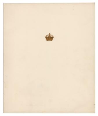 Lot #203 Elizabeth, Queen Mother Signed Christmas Card (1967) - Image 2