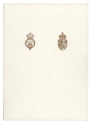 Lot #269 Princess Diana and King Charles III Signed Christmas Card (1983) - Image 2