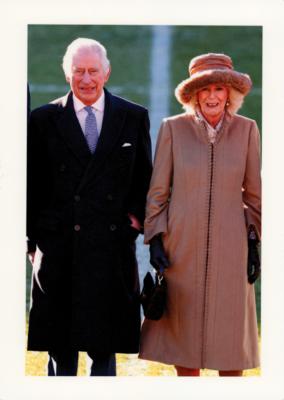 Lot #185 Camilla, Queen Consort Signed Anniversary Photo Card - Image 2