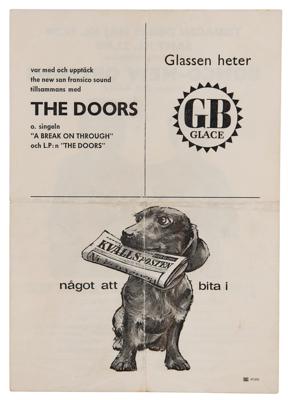 Lot #601 Jimi Hendrix Signed 1967 Swedish Handbill - Obtained Backstage at Klub Bongo, Malmo - Image 2