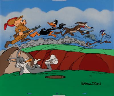 Lot #508 Chuck Jones Signed Limited Edition Cel - 'The Great Chase' - Image 1