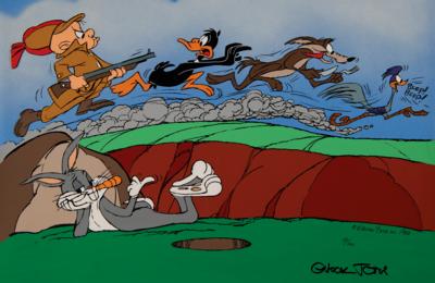 Lot #508 Chuck Jones Signed Limited Edition Cel - 'The Great Chase' - Image 2