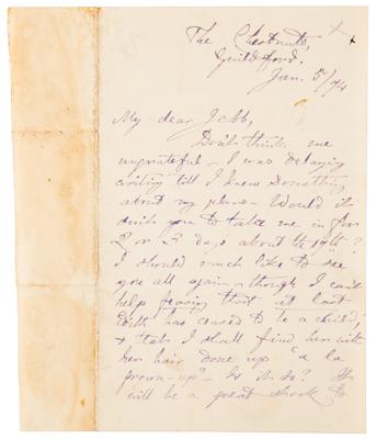 Lot #519 Charles L. Dodgson Autograph Letter Signed: 