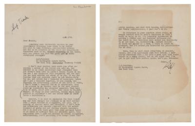 Lot #920 S. J. Perelman Typed Letter Signed - Image 1