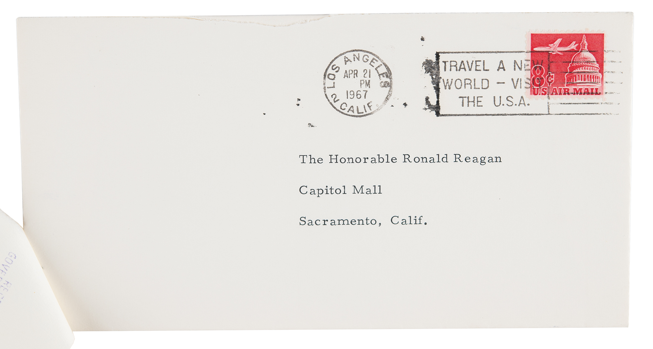 Lot #90 Ronald Reagan and John Wayne Autograph/Typed Letter Signed: 