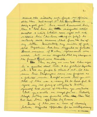 Lot #91 Ronald Reagan and John Wayne Autograph/Typed Letters Signed on Horse Racing Board Appointee - Image 5