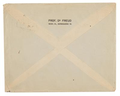 Lot #157 Sigmund Freud Autograph Letter Signed: 