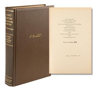 Lot #149 Albert Einstein Signed Limited Edition Book - Image 1