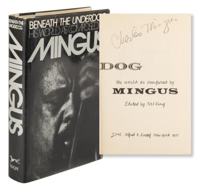 Lot #687 Charles Mingus Signed Book - Beneath the Underdog - Image 1