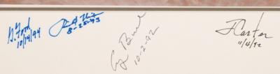 Lot #36 Four Presidents Signed Photograph - George Bush, Jimmy Carter, Gerald Ford, and Richard Nixon - Image 2