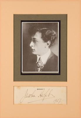 Lot #638 Jascha Heifetz Signature - Image 1