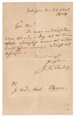 Lot #511 Hans Christian Andersen Autograph Letter Signed - Image 1