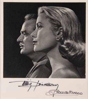 Lot #270 Princess Grace and Prince Rainier Signed