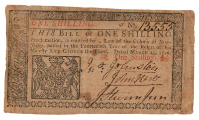 Lot #212 John Hart Signed Currency - Image 1