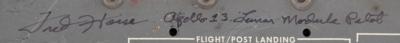 Lot #420 Fred Haise Signed Apollo Command Module Panel - Image 2
